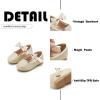 imageFlaryzone ToddlerLittle Girls Ballerina Flat Mary Jane Princess Dress Shoes  Wedding School PartyGoldfr17