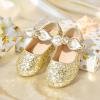 imageFlaryzone ToddlerLittle Girls Ballerina Flat Mary Jane Princess Dress Shoes  Wedding School PartyGoldfr28