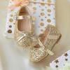 imageFlaryzone ToddlerLittle Girls Ballerina Flat Mary Jane Princess Dress Shoes  Wedding School PartyGoldfr29