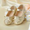 imageFlaryzone ToddlerLittle Girls Ballerina Flat Mary Jane Princess Dress Shoes  Wedding School PartyGoldfr29