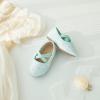 imageFlaryzone ToddlerLittle Girls Ballerina Flat Mary Jane Princess Dress Shoes  Wedding School PartyLight Bluefm21
