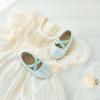 imageFlaryzone ToddlerLittle Girls Ballerina Flat Mary Jane Princess Dress Shoes  Wedding School PartyLight Bluefm21