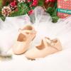 imageFlaryzone ToddlerLittle Girls Ballerina Flat Mary Jane Princess Dress Shoes  Wedding School PartyNudefr11
