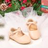 imageFlaryzone ToddlerLittle Girls Ballerina Flat Mary Jane Princess Dress Shoes  Wedding School PartyNudefr11