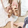 imageFlaryzone ToddlerLittle Girls Ballerina Flat Mary Jane Princess Dress Shoes  Wedding School PartyNudefr381