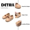 imageFlaryzone ToddlerLittle Girls Ballerina Flat Mary Jane Princess Dress Shoes  Wedding School PartyNudefr381