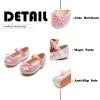 imageFlaryzone ToddlerLittle Girls Ballerina Flat Mary Jane Princess Dress Shoes  Wedding School PartyPinkfm19