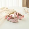 imageFlaryzone ToddlerLittle Girls Ballerina Flat Mary Jane Princess Dress Shoes  Wedding School PartyPinkfm20