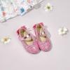 imageFlaryzone ToddlerLittle Girls Ballerina Flat Mary Jane Princess Dress Shoes  Wedding School PartyPinkfr19