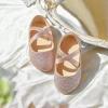 imageFlaryzone ToddlerLittle Girls Ballerina Flat Mary Jane Princess Dress Shoes  Wedding School PartyPinkfr22