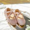 imageFlaryzone ToddlerLittle Girls Ballerina Flat Mary Jane Princess Dress Shoes  Wedding School PartyPinkfr22