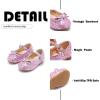 imageFlaryzone ToddlerLittle Girls Ballerina Flat Mary Jane Princess Dress Shoes  Wedding School PartyPinkfr29