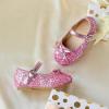 imageFlaryzone ToddlerLittle Girls Ballerina Flat Mary Jane Princess Dress Shoes  Wedding School PartyPinkfr29