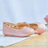 imageFlaryzone ToddlerLittle Girls Ballerina Flat Mary Jane Princess Dress Shoes  Wedding School PartyPinkfr321