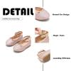 imageFlaryzone ToddlerLittle Girls Ballerina Flat Mary Jane Princess Dress Shoes  Wedding School PartyPinkfr321