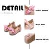 imageFlaryzone ToddlerLittle Girls Ballerina Flat Mary Jane Princess Dress Shoes  Wedding School PartyPinkfr385