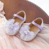 imageFlaryzone ToddlerLittle Girls Ballerina Flat Mary Jane Princess Dress Shoes  Wedding School PartyPurplefm16