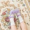 imageFlaryzone ToddlerLittle Girls Ballerina Flat Mary Jane Princess Dress Shoes  Wedding School PartyPurplefm16