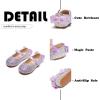 imageFlaryzone ToddlerLittle Girls Ballerina Flat Mary Jane Princess Dress Shoes  Wedding School PartyPurplefm20