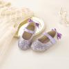 imageFlaryzone ToddlerLittle Girls Ballerina Flat Mary Jane Princess Dress Shoes  Wedding School PartyPurplefm20