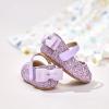 imageFlaryzone ToddlerLittle Girls Ballerina Flat Mary Jane Princess Dress Shoes  Wedding School PartyPurplefr19