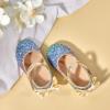 imageFlaryzone ToddlerLittle Girls Ballerina Flat Mary Jane Princess Dress Shoes  Wedding School PartyRainbowfr19