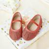 imageFlaryzone ToddlerLittle Girls Ballerina Flat Mary Jane Princess Dress Shoes  Wedding School PartyRedfh22
