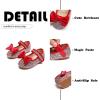 imageFlaryzone ToddlerLittle Girls Ballerina Flat Mary Jane Princess Dress Shoes  Wedding School PartyRedfm14