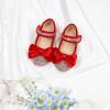 imageFlaryzone ToddlerLittle Girls Ballerina Flat Mary Jane Princess Dress Shoes  Wedding School PartyRedfm14