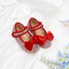 imageFlaryzone ToddlerLittle Girls Ballerina Flat Mary Jane Princess Dress Shoes  Wedding School PartyRedfm14
