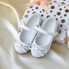 imageFlaryzone ToddlerLittle Girls Ballerina Flat Mary Jane Princess Dress Shoes  Wedding School PartyWhiteflr108