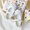 imageFlaryzone ToddlerLittle Girls Ballerina Flat Mary Jane Princess Dress Shoes  Wedding School PartyWhiteflr108