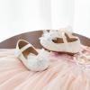 imageFlaryzone ToddlerLittle Girls Ballerina Flat Mary Jane Princess Dress Shoes  Wedding School PartyWhitefm16