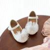 imageFlaryzone ToddlerLittle Girls Ballerina Flat Mary Jane Princess Dress Shoes  Wedding School PartyWhitefm16