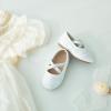 imageFlaryzone ToddlerLittle Girls Ballerina Flat Mary Jane Princess Dress Shoes  Wedding School PartyWhitefm21