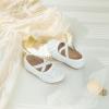 imageFlaryzone ToddlerLittle Girls Ballerina Flat Mary Jane Princess Dress Shoes  Wedding School PartyWhitefm21