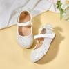 imageFlaryzone ToddlerLittle Girls Ballerina Flat Mary Jane Princess Dress Shoes  Wedding School PartyWhitefr19