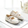 imageFlaryzone ToddlerLittle Girls Ballerina Flat Mary Jane Princess Dress Shoes  Wedding School PartyWhitefr381