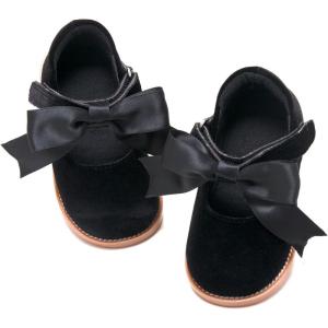 imageFlaryzone Toddler Little Girl Mary Jane School Uniform Oxfords Flat Dress Shoes13wblack