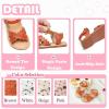 imageFlaryzone Girls Sandals Open Toe Summer Flats Dress Sandals Shoes ToddlerLittle KidFa33brown