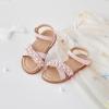 imageFlaryzone Girls Sandals Open Toe Summer Flats Dress Sandals Shoes ToddlerLittle KidFa40pink