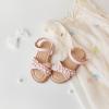 imageFlaryzone Girls Sandals Open Toe Summer Flats Dress Sandals Shoes ToddlerLittle KidFa40pink