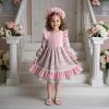 imageFlaryzone Girls Sandals Open Toe Summer Flats Dress Sandals Shoes ToddlerLittle KidFa40pink