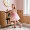 imageFlaryzone Girls Sandals Open Toe Summer Flats Dress Sandals Shoes ToddlerLittle KidFm07newpink