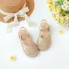 imageFlaryzone Girls Sandals Summer Flats Dress Sandals Shoes ToddlerLittle KidFa31beige