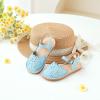 imageFlaryzone Girls Sandals Summer Flats Dress Sandals Shoes ToddlerLittle KidFa31blue