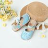imageFlaryzone Girls Sandals Summer Flats Dress Sandals Shoes ToddlerLittle KidFa31blue