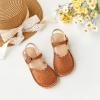 imageFlaryzone Girls Sandals Summer Flats Dress Sandals Shoes ToddlerLittle KidFa31brown