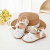 imageFlaryzone Girls Sandals Summer Flats Dress Sandals Shoes ToddlerLittle KidFa31white