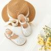 imageFlaryzone Girls Sandals Summer Flats Dress Sandals Shoes ToddlerLittle KidFa31white